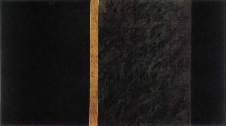 Jordi Teixidor. "La muerte de Virgilio", 1999. leo sobre lienzo. 190 x 340 cm. Coleccin particular (Mlaga).
