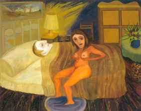 Francisco Peinado. "La Trini", 1989. Óleo sobre lienzo.