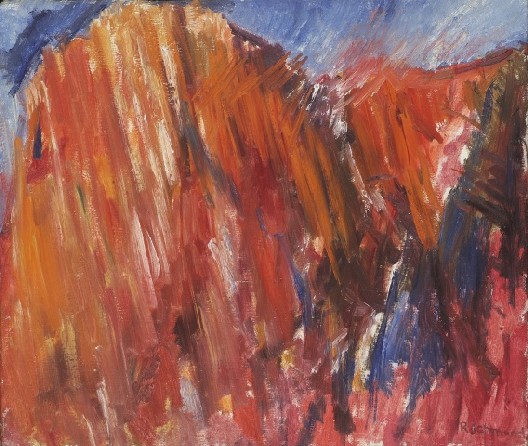 Miles Richmond. " Mountains near Montejaque". 1960s. Oil on canvas. 65 x 76 cm.