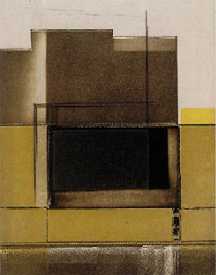 D�maso Ruano. "Kisane", 1995. Aguatinta y gofrado. 320 x 250 mm. Cobre (II). Edici�n de 100 ejemplares y 5 pruebas de artista. Editada por Pangea. Estampada por el Taller de Grabado Gravura de M�laga.